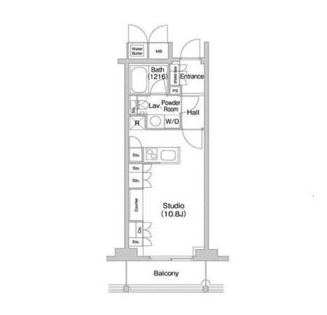コンフォリア北参道の物件間取画像